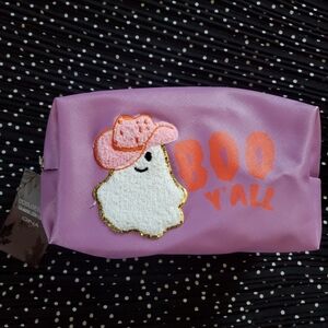 Lavender Cosmetic Bag + Tassel Key Chain / Gina Beauty